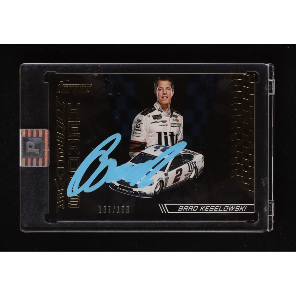 Brad Keselowski Signed 2017 Panini Torque Horsepower Heroes Gold #2 #187/199 (PA) at PristineAuction.com