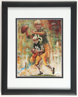 Bart Starr Signed Packers Custom Framed Print Display (JSA) at PristineAuction.com