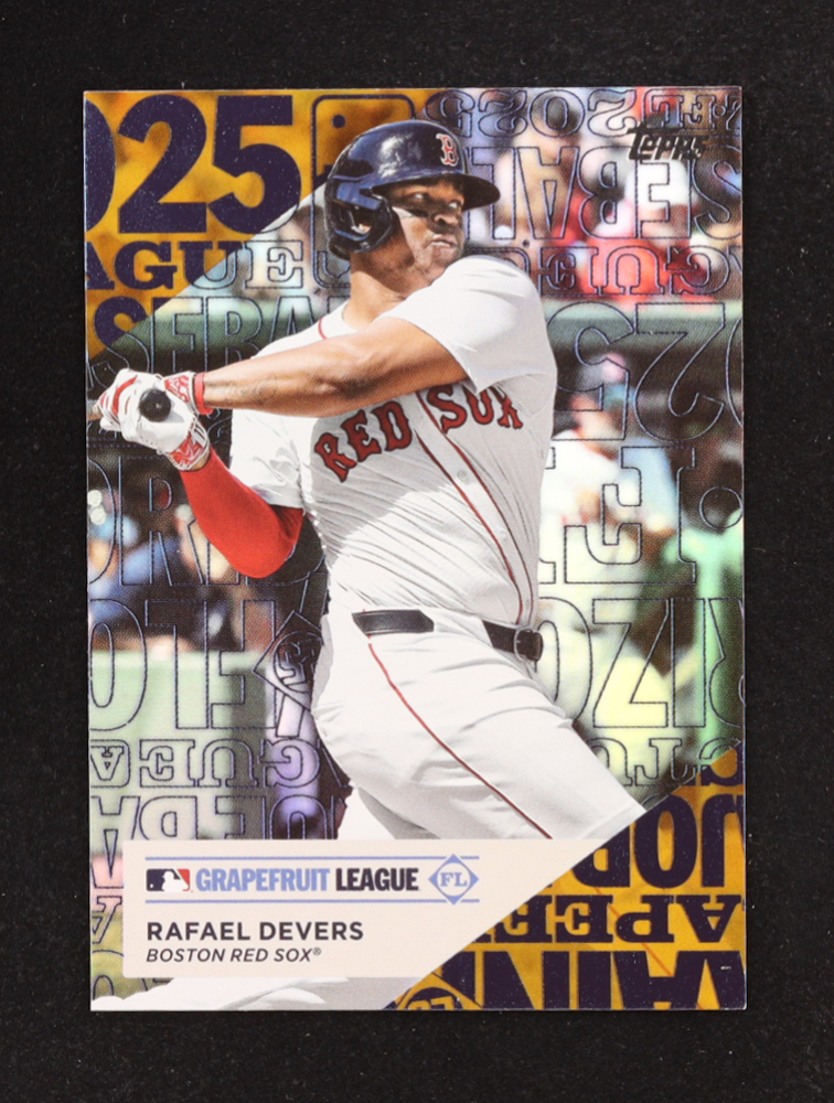 Rafael Devers 2025 Topps Training Grounds Gold Foil #TG21 #32/50