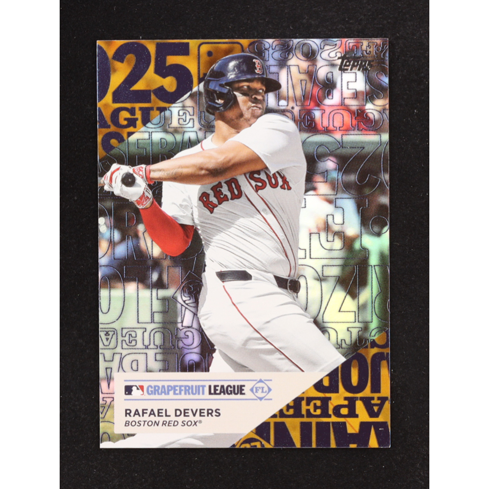 Rafael Devers 2025 Topps Training Grounds Gold Foil #TG21 #32/50 at PristineAuction.com