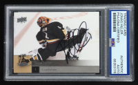 Jonas Hiller Signed 2009-10 Upper Deck #146 (PSA Authentic) at PristineAuction.com
