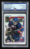 Glenn Healy Signed 1990-91 Upper Deck #18 RC (PSA Authentic) at PristineAuction.com