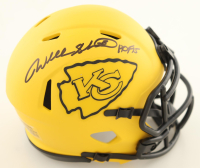 Will Shields Signed Chiefs Rave Alternate Speed Mini Helmet Inscribed "HOF 15" (JSA) at PristineAuction.com