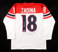Filip Zadina Signed Jersey (Beckett) at PristineAuction.com