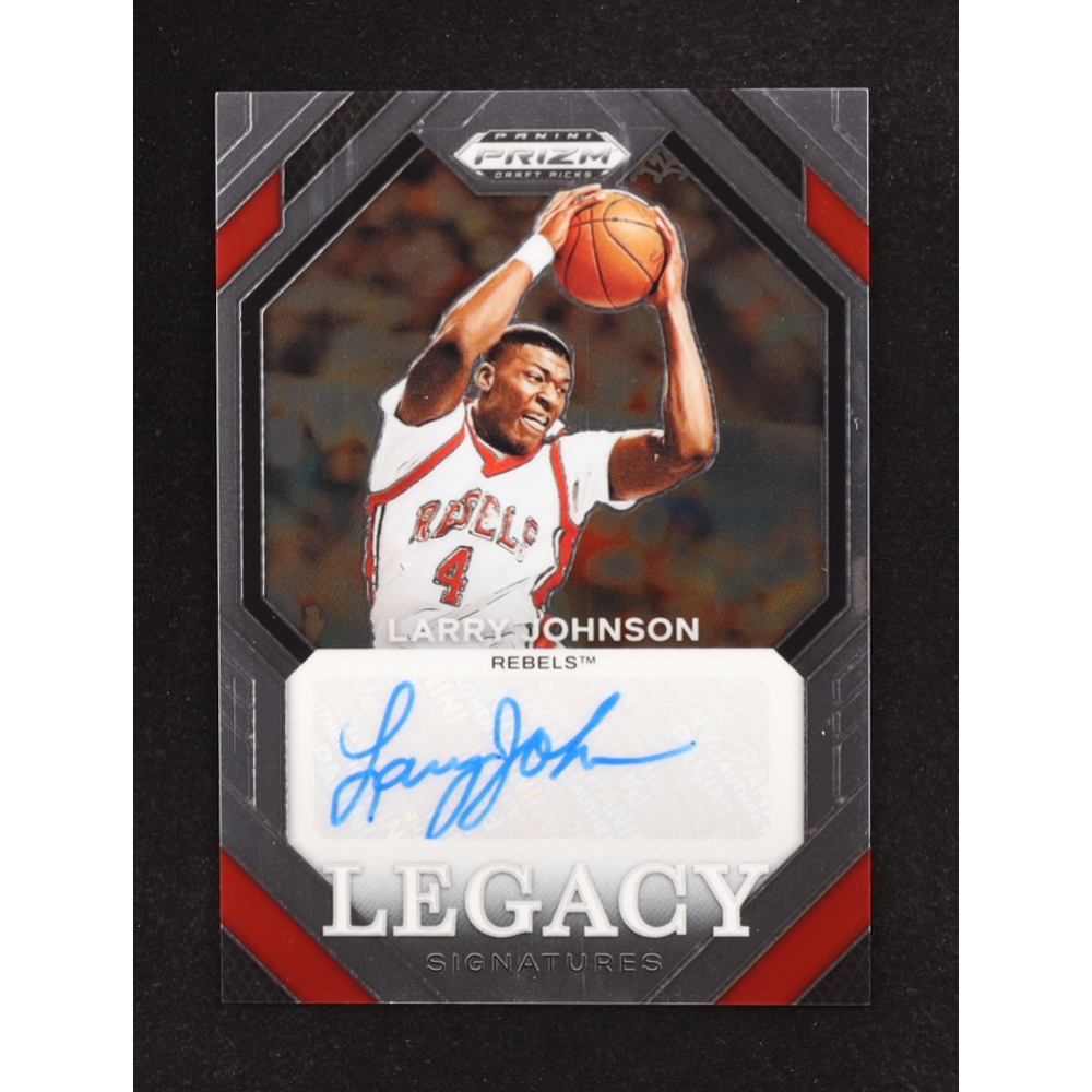 Larry Johnson 2024-25 Panini Prizm Draft Picks Legacy Signatures #18 at PristineAuction.com