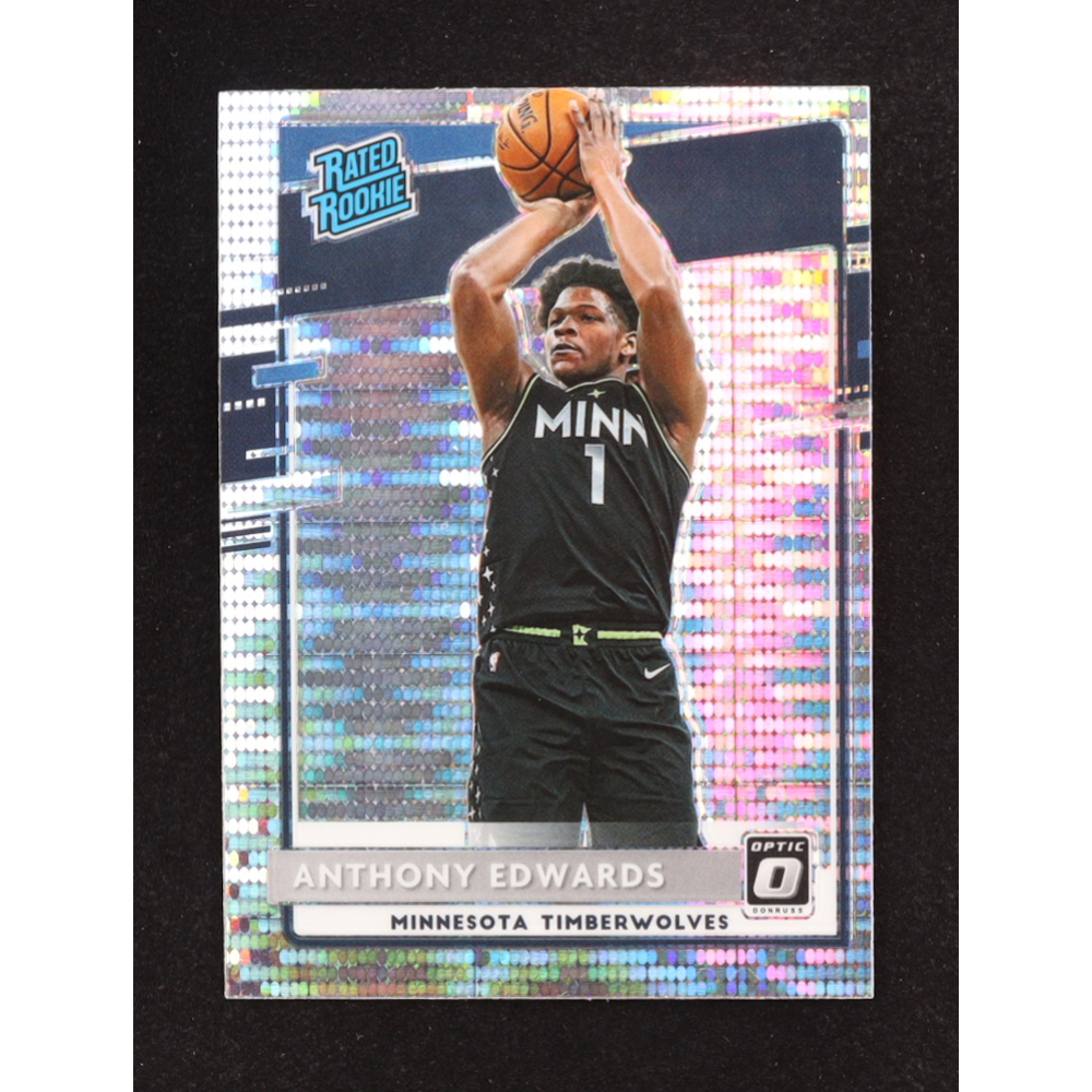 Anthony Edwards 2020-21 Donruss Optic Pulsar #151 RR RC at PristineAuction.com
