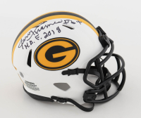Jerry Kramer Signed Packers Lunar Eclipse Alternate Speed Mini Helmet Inscribed "H.O.F. 2018" (JSA) at PristineAuction.com