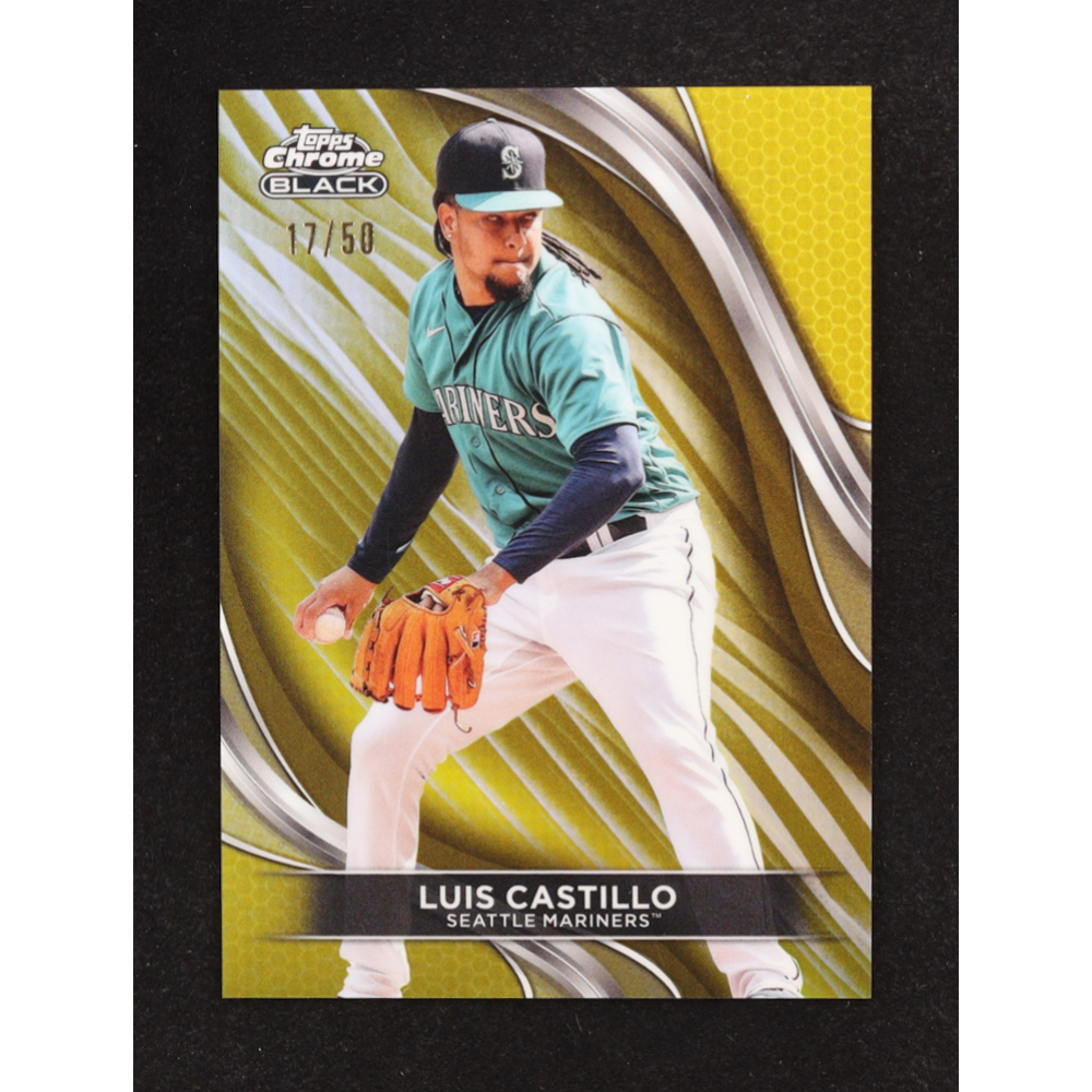 Luis Castillo 2024 Topps Chrome Black Gold Refractors #32 #17/50 at PristineAuction.com