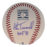 Alan Trammell Signed OML Hall of Fame Logo Baseball Inscribed "HOF '18" (JSA) at PristineAuction.com