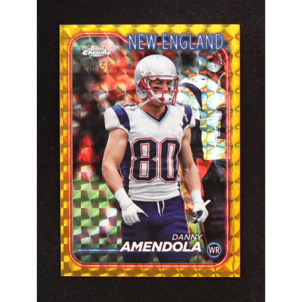 Danny Amendola 2024 Topps Chrome Gold Geometric Refractors #126 #50/50 at PristineAuction.com