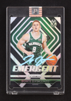 Donte DiVincenzo Signed 2018-19 Panini Prizm Emergent Prizms Silver #17 RC (PA) at PristineAuction.com