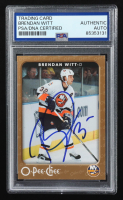 Brendan Witt Signed 2006-07 O-Pee-Chee #311 (PSA Authentic) at PristineAuction.com