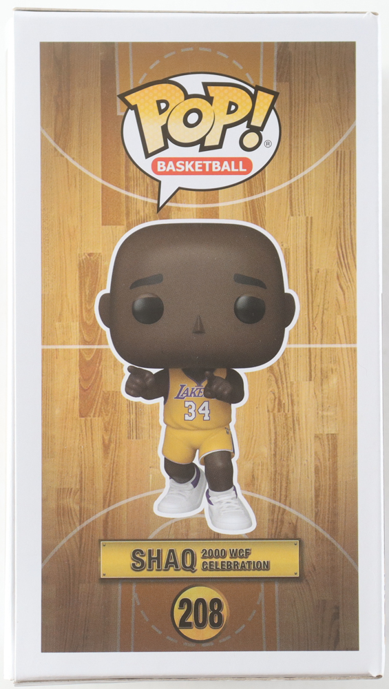 Shaquille O'Neal Signed Lakers #208 2000 WCF Celebration Funko Pop! Vinyl Figure (PSA) at PristineAuction.com Shaquille O'Neal Signed Lakers #208 2000 WCF Celebration Funko Pop! Vinyl Figure (PSA) at PristineAuction.com