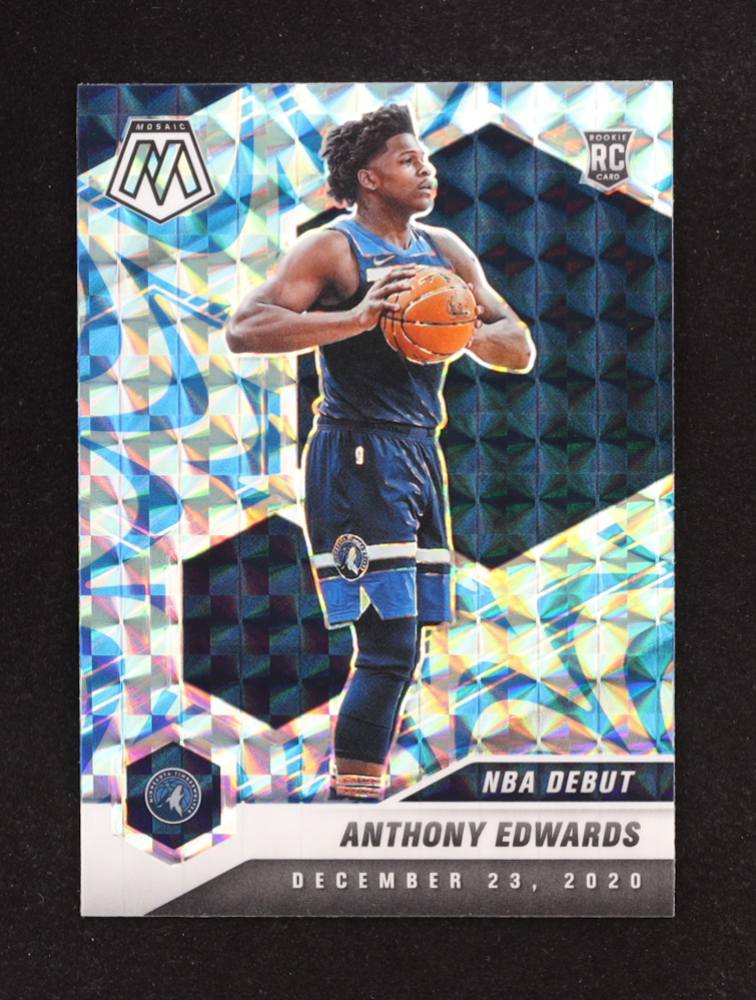 Anthony Edwards 2020-21 Panini Mosaic Mosaic Reactive Blue #261 DEB RC