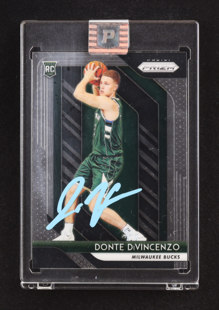 Donte DiVincenzo Signed 2018-19 Panini Prizm #246 RC (PA)