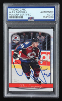 Alex Tanguay Signed 1999-00 Topps Premier Plus #133 (PSA Authentic) at PristineAuction.com