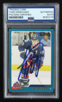 Todd Marchant Signed 2003-04 Topps Traded #TT12 (PSA Authentic) at PristineAuction.com