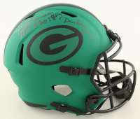 Jerry Kramer & Dave Robinson Signed Packers Full-Size Rave Alternate Speed Helmet Inscribed "HOF 2018" & HOF 2013" (JSA) at PristineAuction.com