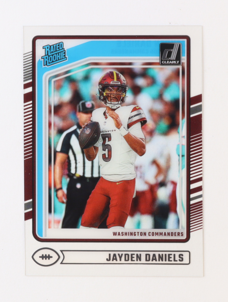 Jayden Daniels 2024 Clearly Donruss #52 RR RC