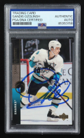 Sandis Ozolinsh Signed 1994-95 Upper Deck #490 (PSA Authentic) at PristineAuction.com