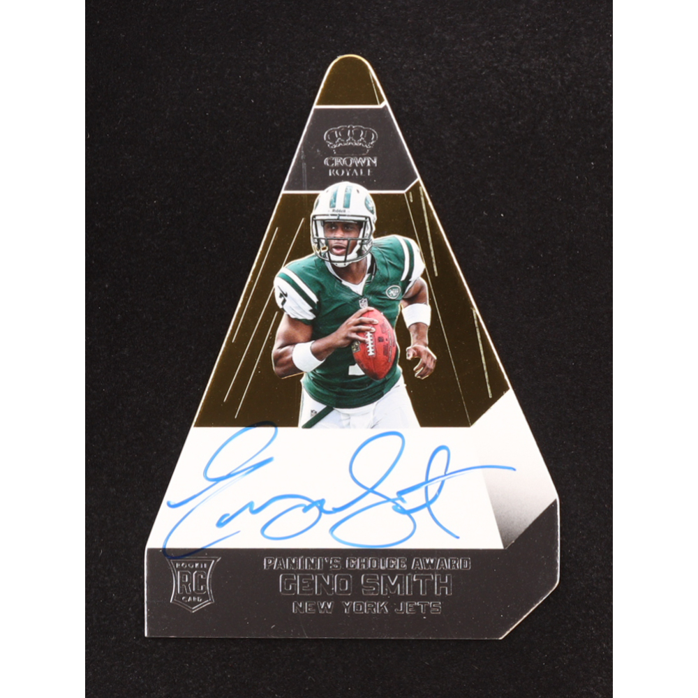 Geno Smith 2013 Crown Royale Panini's Choice Autographs Gold #211 RC #12/25 at PristineAuction.com