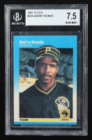 Barry Bonds 1987 Fleer #604 RC (BGS 7.5) at PristineAuction.com