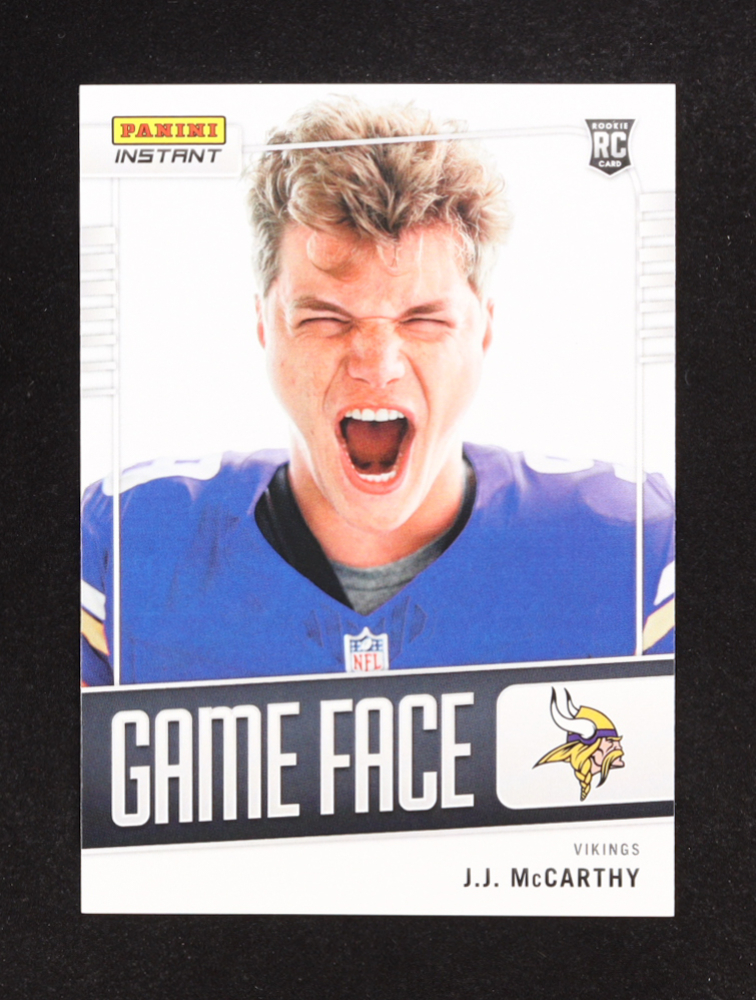 J.J. McCarthy 2024 Panini Instant Game Face #GF8 RC