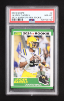Jayden Daniels 2024 Score 35th Anniversary Rookie #2 RC (PSA 8) at PristineAuction.com