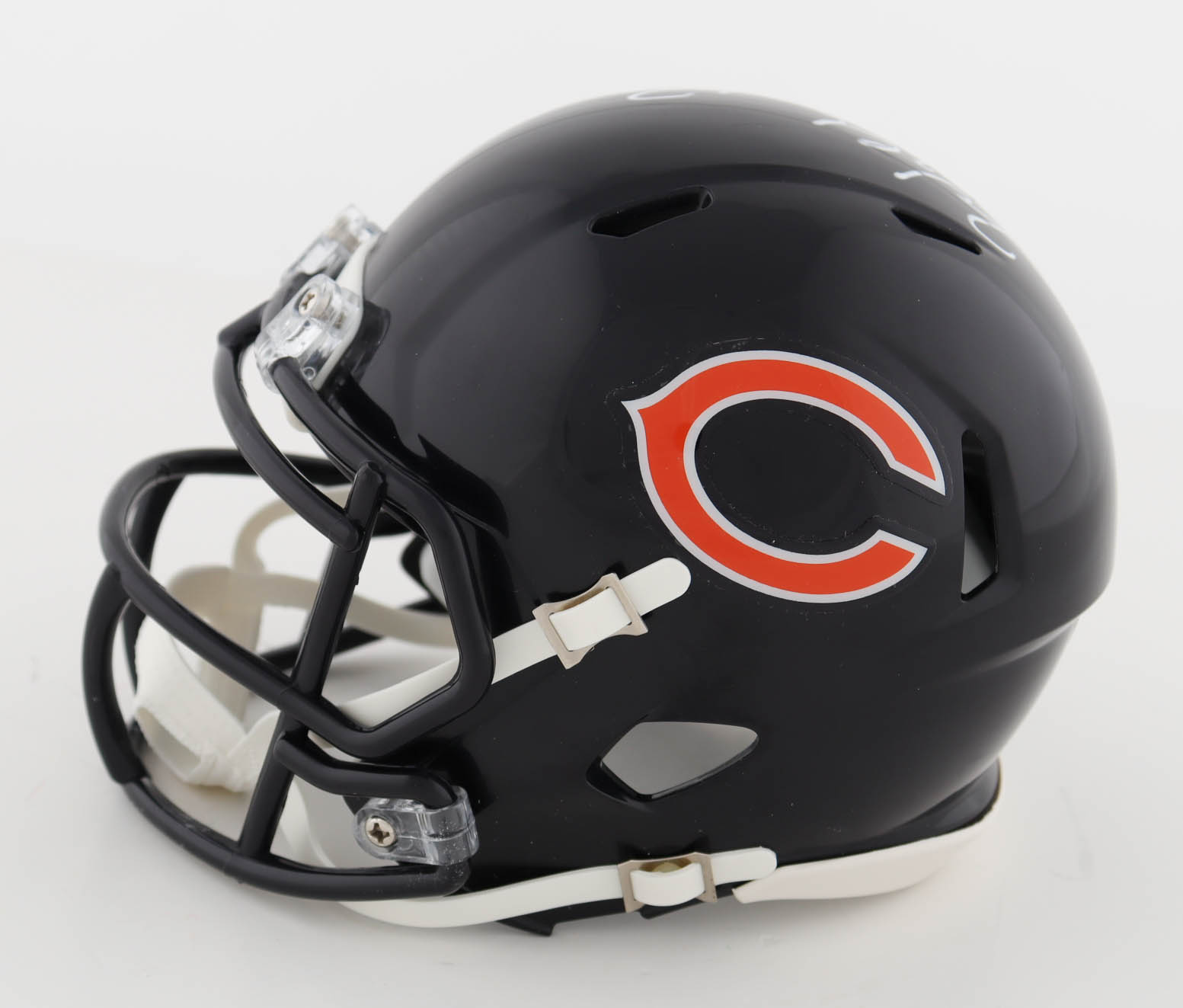 Mike Singletary & William Perry Signed Bears Speed Mini Helmet (JSA) at PristineAuction.com Mike Singletary & William Perry Signed Bears Speed Mini Helmet (JSA) at PristineAuction.com