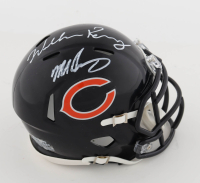 Mike Singletary & William Perry Signed Bears Speed Mini Helmet (JSA) at PristineAuction.com