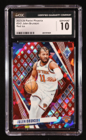 Jalen Brunson 2023-24 Panini Phoenix Red Ice #242 (CGC 10) at PristineAuction.com