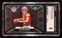 Jayden Daniels 2024 Panini Mosaic #272 DEB RC (CGC 9) at PristineAuction.com