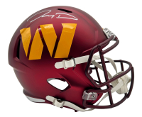 Jayden Daniels Signed Commanders Full-Size Speed Helmet (Fanatics) at PristineAuction.com