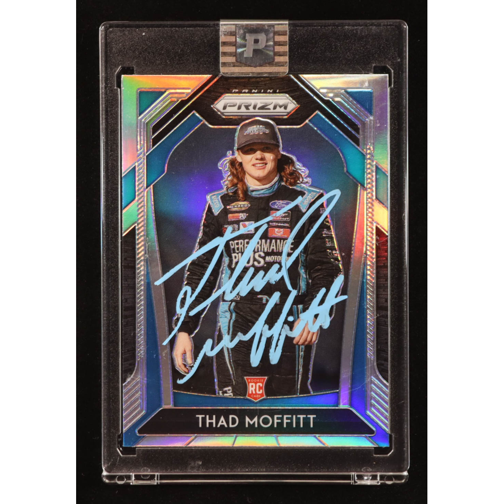 Thad Moffitt Signed 2020 Panini Prizm Prizms #57 RC (PA) at PristineAuction.com