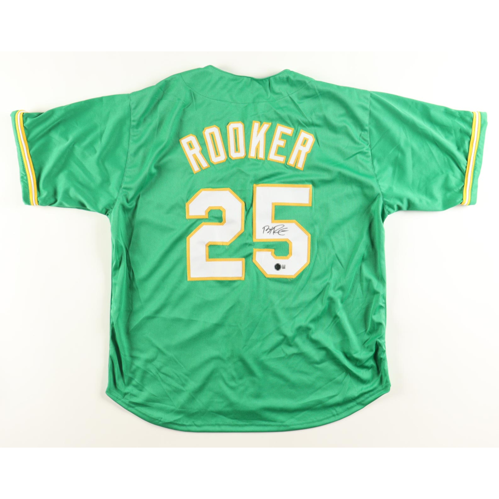 Brent Rooker Signed Jersey (Beckett) at PristineAuction.com