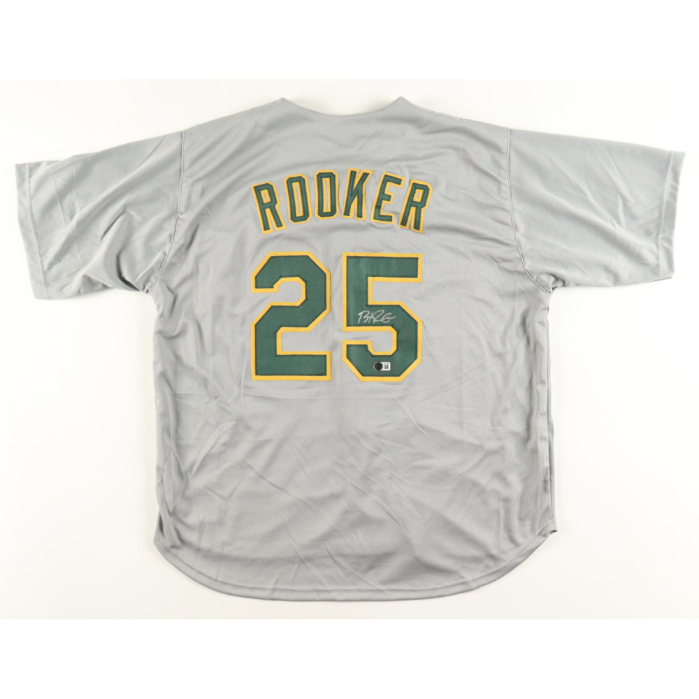 Brent Rooker Signed Jersey (Beckett) at PristineAuction.com