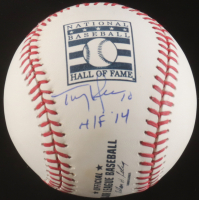 Tony La Russa Signed OML Hall of Fame Logo Baseball Inscribed "H/F '14" (JSA) at PristineAuction.com