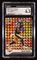 Najee Harris 2021 Panini Mosaic Mosaic Camo Red #252 DEB RC (CGC 6.5) at PristineAuction.com
