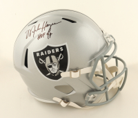 Mike Haynes Signed Raiders Full-Size Speed Helmet Inscribed "HOF 97" (JSA) at PristineAuction.com