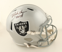Mike Haynes Signed Raiders Full-Size Speed Helmet Inscribed "HOF 97" (JSA) at PristineAuction.com