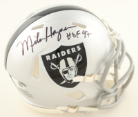 Mike Haynes Signed Raiders Speed Mini Helmet Inscribed "HOF '97" (JSA) at PristineAuction.com