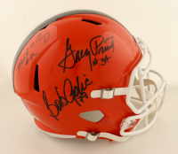 Bob Golic, Greg Pruitt & Michael Dean Perry Signed Browns Full-Size Speed Helmet (JSA) at PristineAuction.com