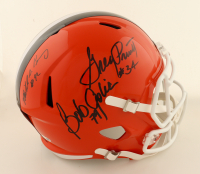 Bob Golic, Greg Pruitt & Michael Dean Perry Signed Browns Full-Size Speed Helmet (JSA) at PristineAuction.com