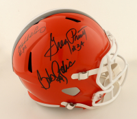 Bob Golic, Greg Pruitt & Michael Dean Perry Signed Browns Full-Size Speed Helmet (JSA) at PristineAuction.com