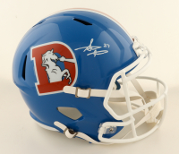 Steve Atwater Signed Broncos Full-Size Throwback Alternate Speed Helmet (JSA) at PristineAuction.com