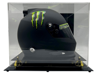 Hailie Deegan Signed NASCAR Monster Energy Full-Size Helmet with Display Case (Deegan) at PristineAuction.com