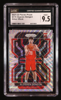 Alperen Sengun 2021-22 Panini Prizm Prizms Factory Set Silver Wave #318 RC (CGC 9.5) at PristineAuction.com