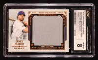 Daniel Murphy 2015 Topps Museum Collection Momentous Material Jumbo Relics Copper #MMJRDMY #20/35 (CGC 8) at PristineAuction.com