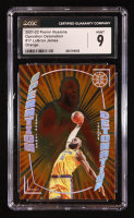 LeBron James 2021-22 Panini Illusions Operation Detonation Orange #17 (CGC 9) at PristineAuction.com