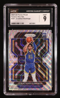 Jonathan Kuminga 2021-22 Panini Prizm Prizms Factory Set Silver Wave #307 RC (CGC 9) at PristineAuction.com